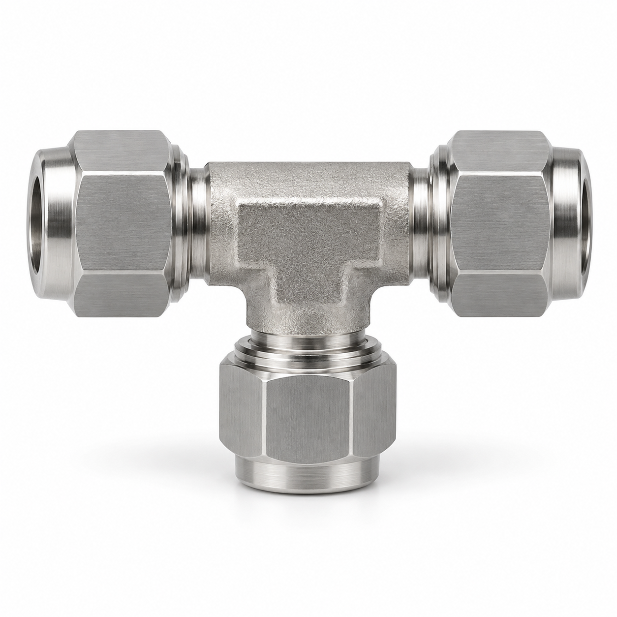 CS-3W — Three Way Joint (Tee) – Stainless Steel Compression Fitting
