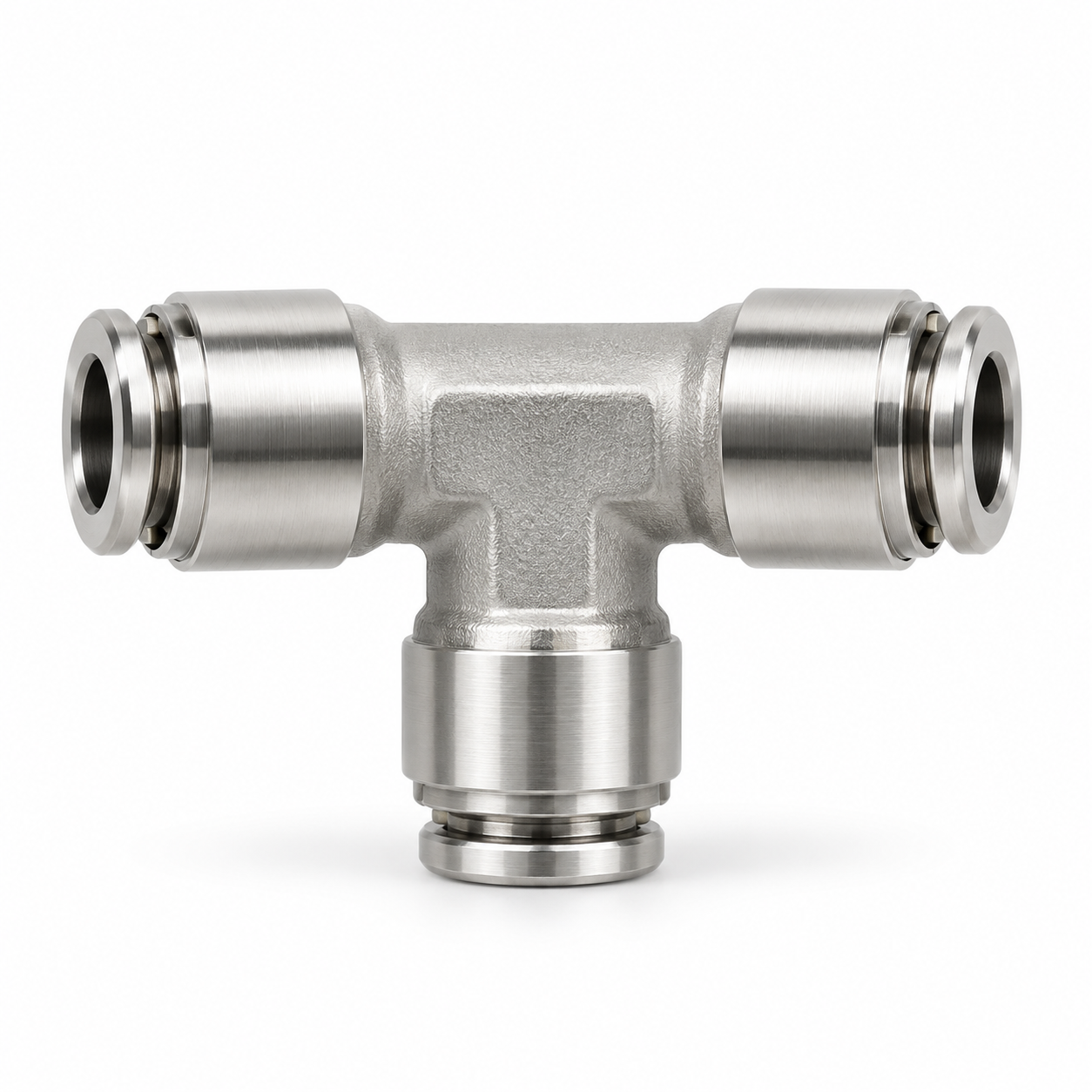 PE — Stainless Steel Push-In Union Tee