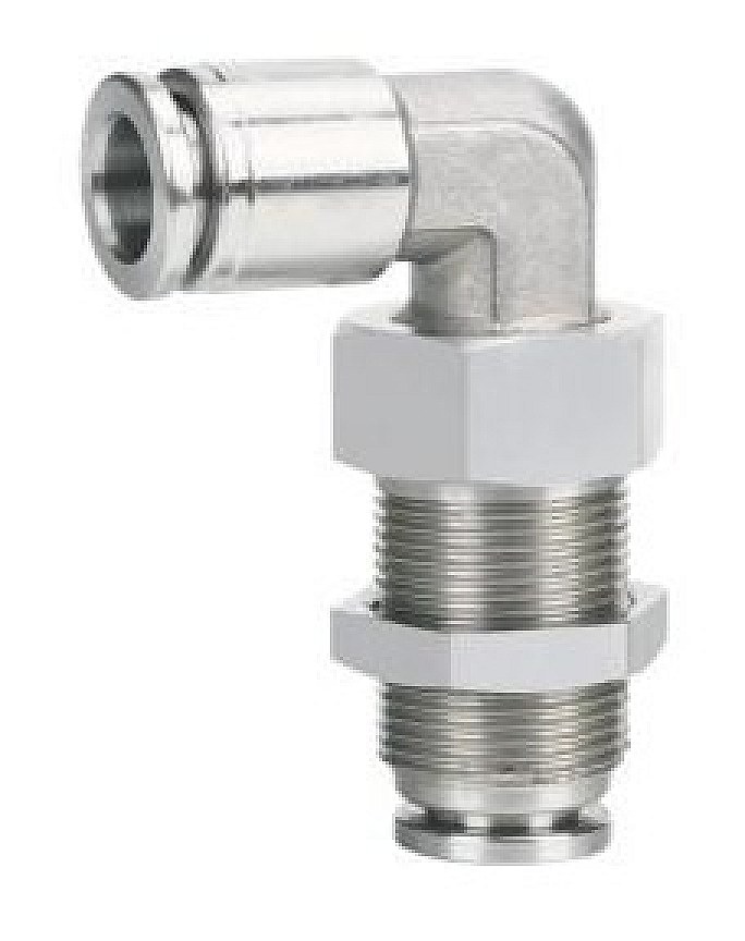 PLM — Bulkhead Elbow Push-In Fitting